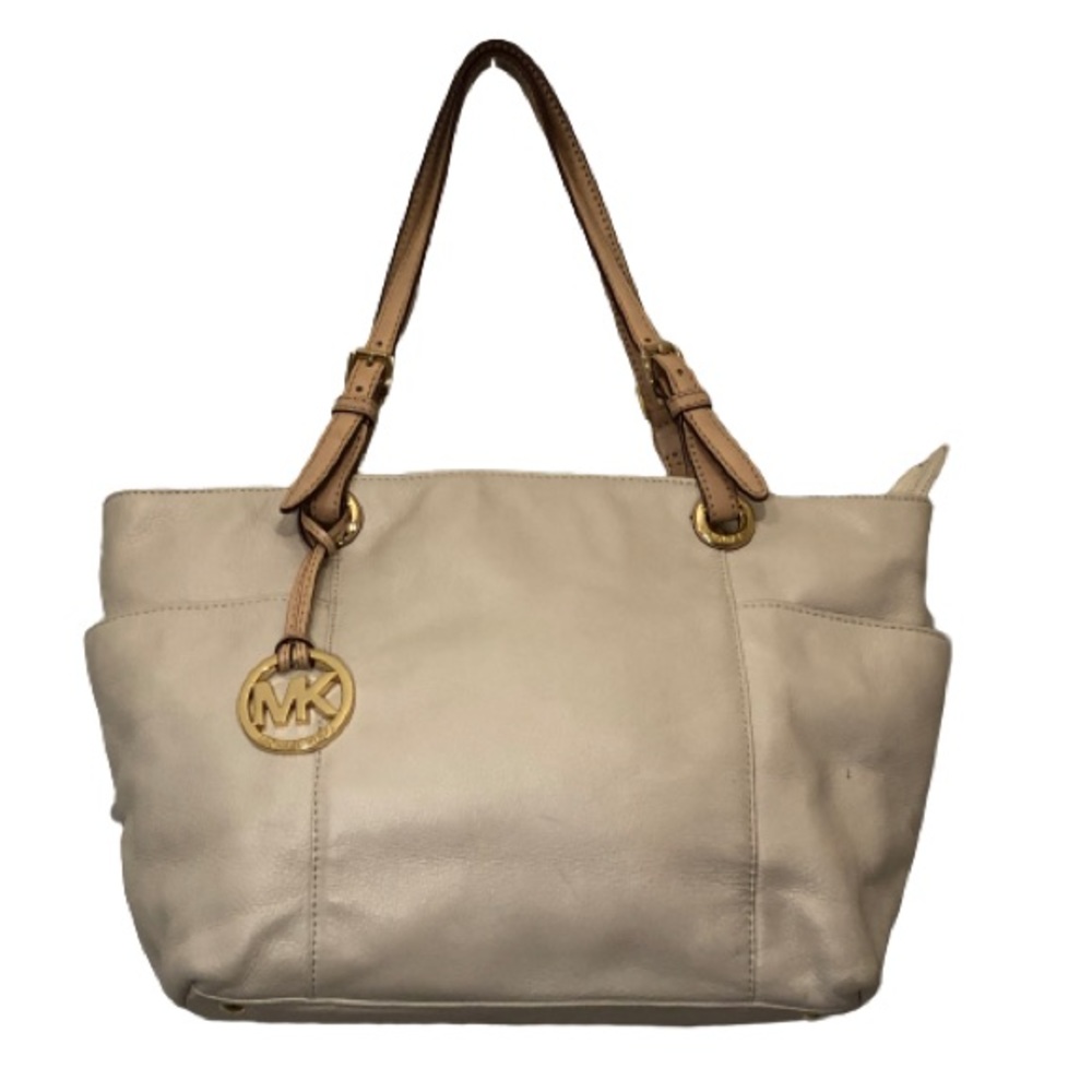 Michael Kors Pebbled Leather Jet Set Tote Bag - Picture 1 of 16